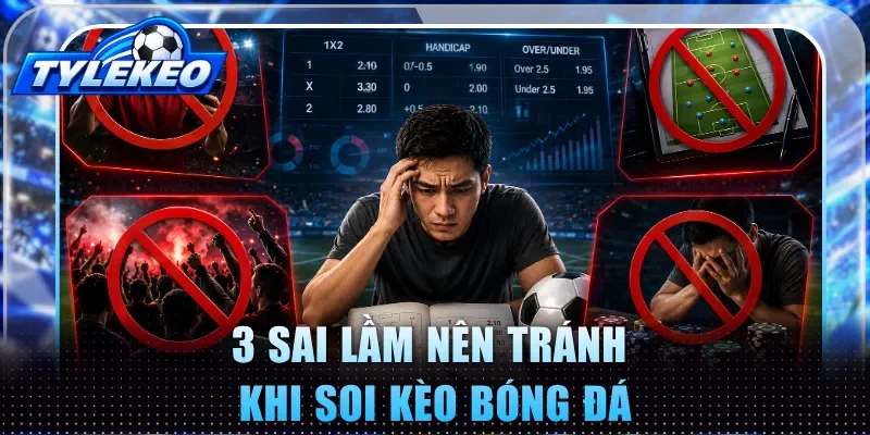 3 sai lầm nên tránh khi soi kèo bóng đá